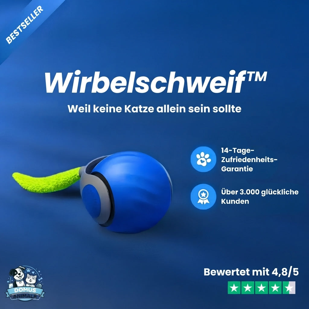 Wirbelschweif™ – Automatisches Katzenspielzeug